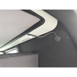 Finition raccord pavillon véhicule/toit relevable en feutrine