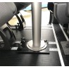 Table avec plateau coulissant et rotatif