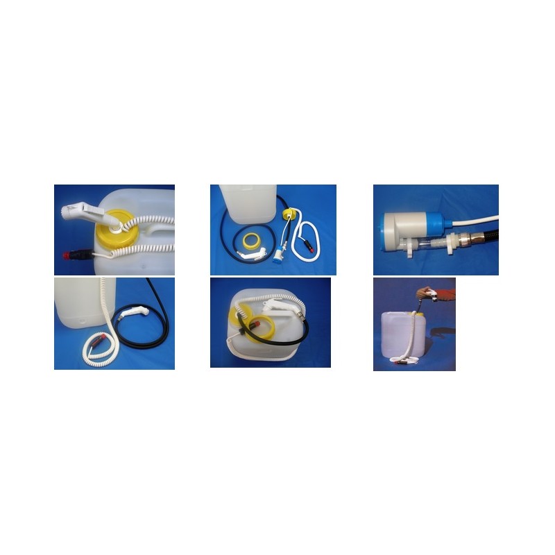 Douche mobile solo 12V + bidon de 20L