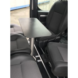 Table démontable, avec trépied et platine pour rail
