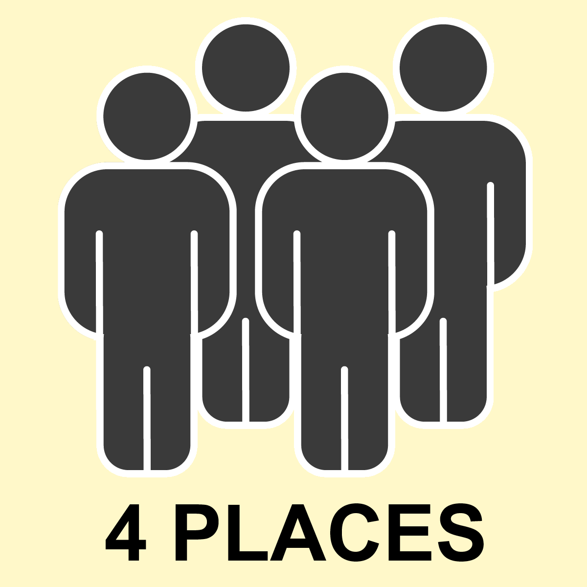 4 places supplémentaires